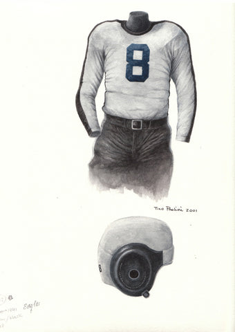 Philadelphia Eagles 1941 - Heritage Sports Art - original watercolor artwork - 1