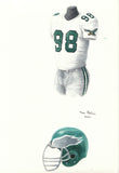 Philadelphia Eagles 1989 - Heritage Sports Art - original watercolor artwork - 1