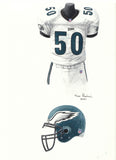 Philadelphia Eagles 1999 - Heritage Sports Art - original watercolor artwork - 1