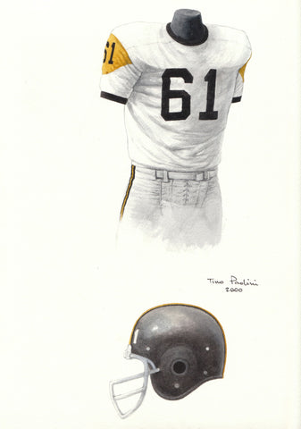 Pittsburgh Steelers 1963 - Heritage Sports Art - original watercolor artwork - 1