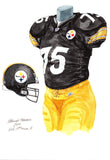 Pittsburgh Steelers 2007 - Heritage Sports Art - original watercolor artwork - 1