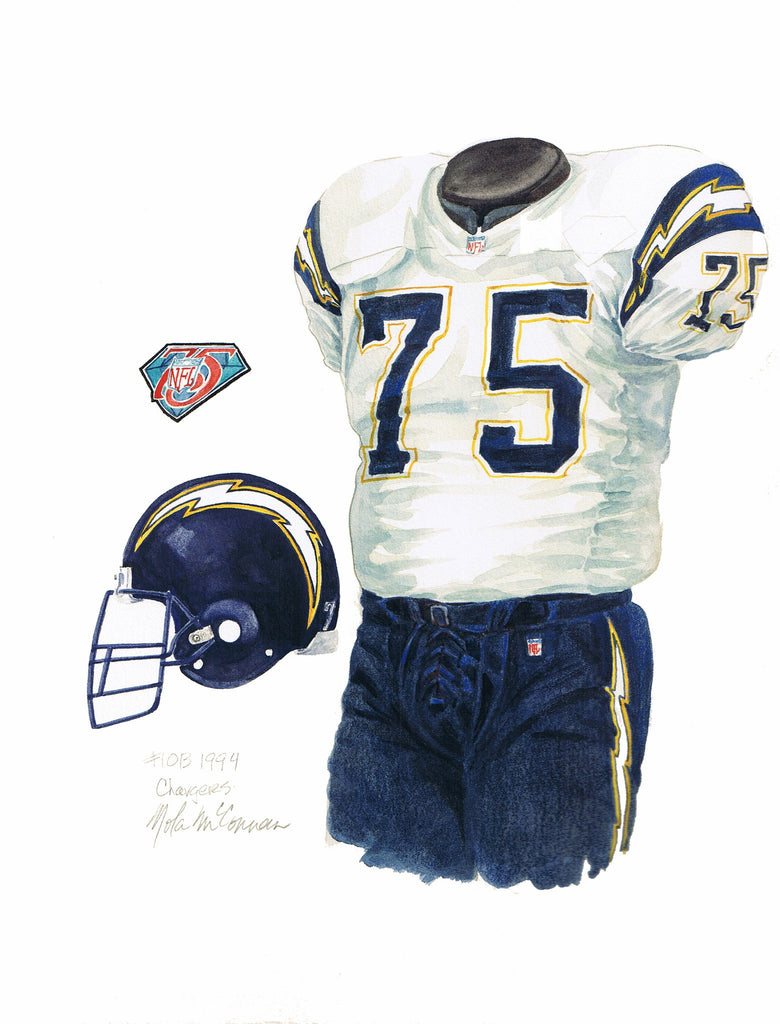 Los Angeles Chargers 1994 White - Main Image