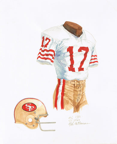 San Francisco 49ers 1981 - Heritage Sports Art - original watercolor artwork - 1