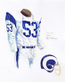 Los Angeles Rams 1965 - Heritage Sports Art - original watercolor artwork - 1