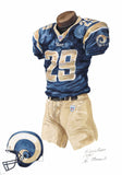 Los Angeles Rams 2006 - Heritage Sports Art - original watercolor artwork - 1