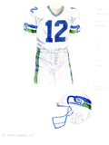 Seattle Seahawks 1984 - Heritage Sports Art - original watercolor artwork - 1