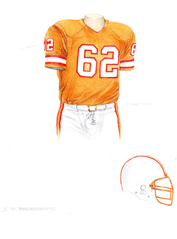 Tampa Bay Buccaneers 1979 - Heritage Sports Art - original watercolor artwork - 1