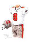 Tampa Bay Buccaneers 2007 - Heritage Sports Art - original watercolor artwork - 1