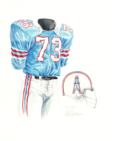 Tennessee Titans 1969 - Heritage Sports Art - original watercolor artwork - 2