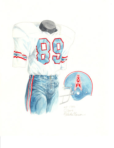 Tennessee Titans 1973 - Heritage Sports Art - original watercolor artwork - 1