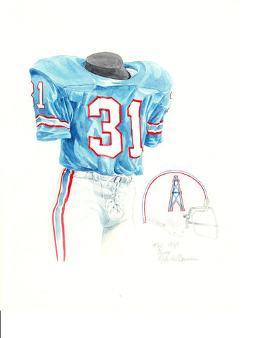 Tennessee Titans 1979 - Heritage Sports Art - original watercolor artwork - 1