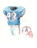 Tennessee Titans 1993 - Heritage Sports Art - original watercolor artwork - 1