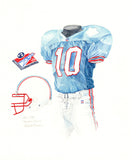 Tennessee Titans 1997 - Heritage Sports Art - original watercolor artwork - 1