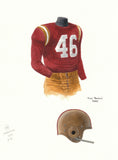 Washington Redskins 1956 - Heritage Sports Art - original watercolor artwork