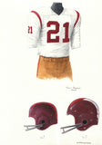 Washington Redskins 1962 - Heritage Sports Art - original watercolor artwork 