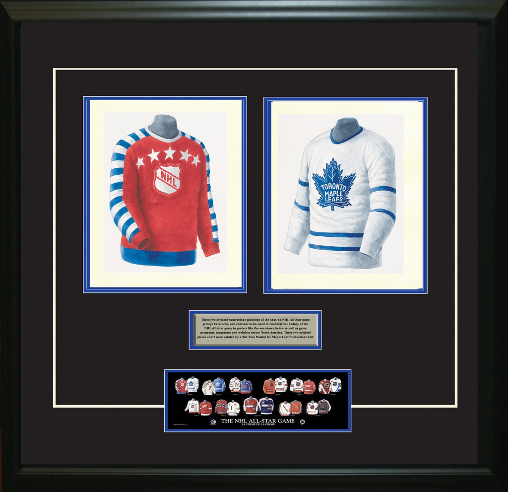 NHL NHL All-Star 1947-48 uniform and jersey original art – Heritage Sports  Art