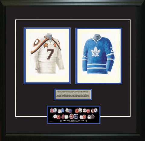 NHL All-Star 1962-63 - Heritage Sports Art - original watercolor artwork