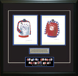 NHL All-Star 1991-92 White + Red - Heritage Sports Art - original watercolor artwork