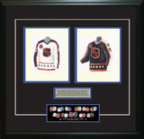 NHL All-Star 1992-93 White + Black - Heritage Sports Art - original watercolor artwork