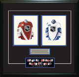 NHL All-Star 1997-98 White + Maroon - Heritage Sports Art - original watercolor artwork