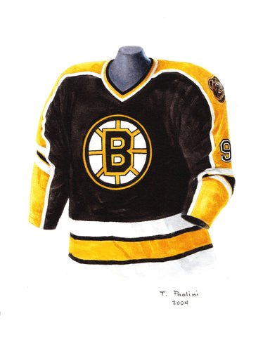 Boston Bruins 2003-04 - Heritage Sports Art - original watercolor artwork - 1