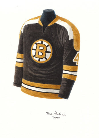 Bobby Orr 1971-72 Bruins - Heritage Sports Art - original watercolor artwork - 1