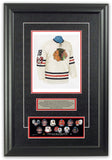 Chicago Blackhawks 1957-58 - Heritage Sports Art - original watercolor artwork - 2