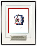 Columbus Blue Jackets 2003-04 - Heritage Sports Art - original watercolor artwork - 2