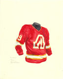 Calgary Flames 1972-73 - Heritage Sports Art - original watercolor artwork - 1