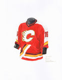 Calgary Flames 1994-95 - Heritage Sports Art - original watercolor artwork - 1