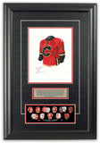 Calgary Flames 2007-08 - Heritage Sports Art - original watercolor artwork - 2