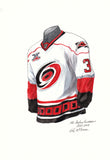 Carolina Hurricanes 2007-08 - Heritage Sports Art - original watercolor artwork