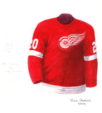 Detroit Red Wings 1972-73 - Heritage Sports Art - original watercolor artwork - 1