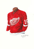 Detroit Red Wings 2007-08 - Heritage Sports Art - original watercolor artwork - 1