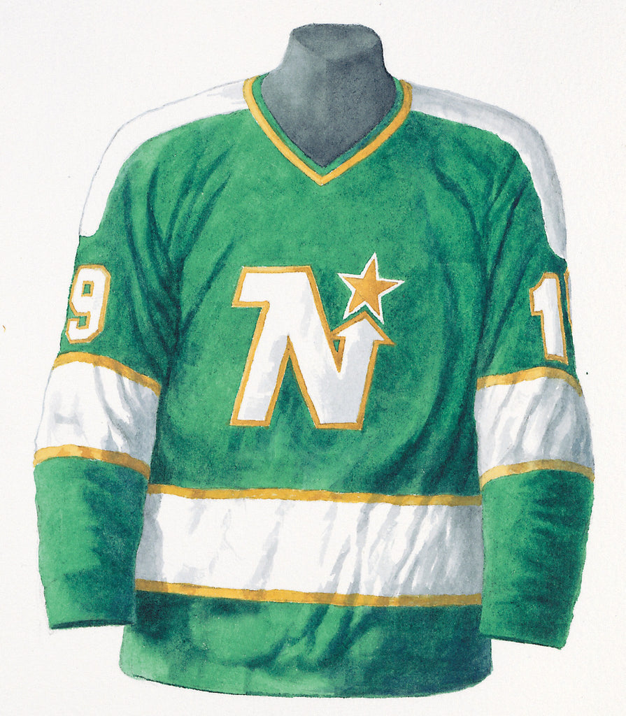 Top-selling item] Custom Minnesota North Stars Full Printing Hockey Jersey