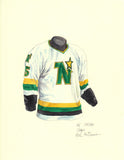 Dallas Stars 1985-86 - Heritage Sports Art - original watercolor artwork - 1