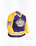 Los Angeles Kings 1980-81 - Heritage Sports Art - original watercolor artwork - 1