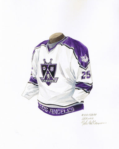 Los Angeles Kings 1998-99 - Heritage Sports Art - original watercolor artwork - 1