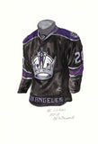 Los Angeles Kings 2007-08 - Heritage Sports Art - original watercolor artwork - 1