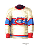 Montreal Canadiens 1945-46 - Heritage Sports Art - original watercolor artwork - 1