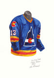 New Jersey Devils 1980-81 - Heritage Sports Art - original watercolor artwork - 1