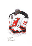 New Jersey Devils 1994-95 - Heritage Sports Art - original watercolor artwork - 1