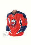 New York Islanders 2003-04 - Heritage Sports Art - original watercolor artwork - 1