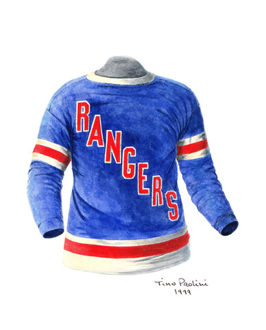 New York Rangers 1932-33 - Heritage Sports Art - original watercolor artwork - 1