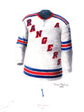 New York Rangers 1958-59 - Heritage Sports Art - original watercolor artwork - 1