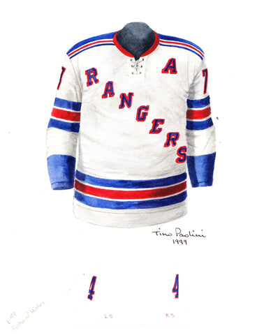 New York Rangers 1972-73 - Heritage Sports Art - original watercolor artwork - 1