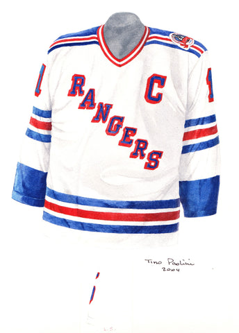 New York Rangers 1993-94 - Heritage Sports Art - original watercolor artwork - 1