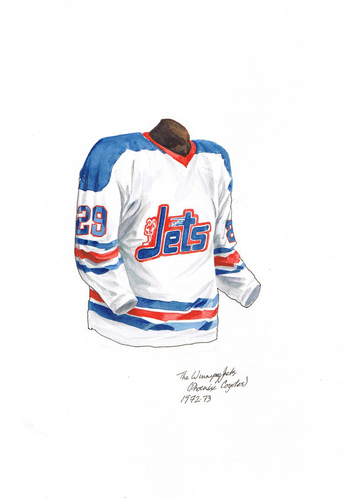 Personalized Atlanta Thrashers Winnipeg Jets 1999 Vintage Away