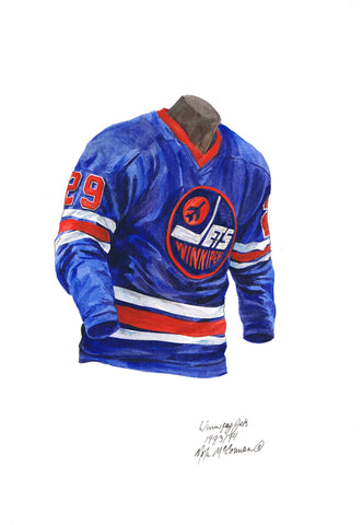 Winnipeg Jets 1973-74 - Heritage Sports Art - original watercolor artwork