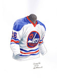 Winnipeg Jets 1975-76 - Heritage Sports Art - original watercolor artwork
